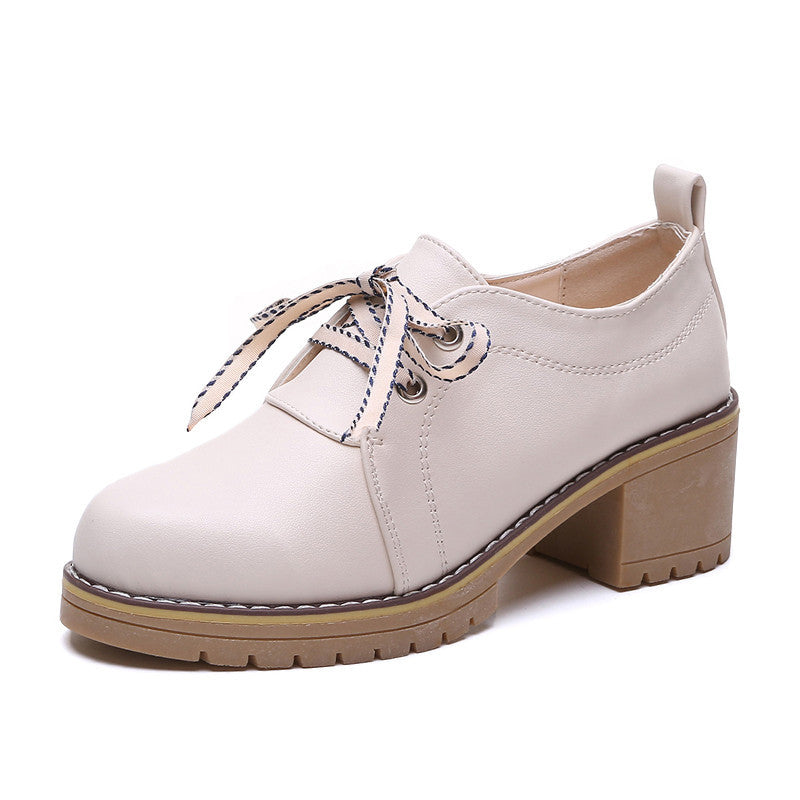 High-heeled Thick-heeled Summer Thin Retro Mary Jane Shoes