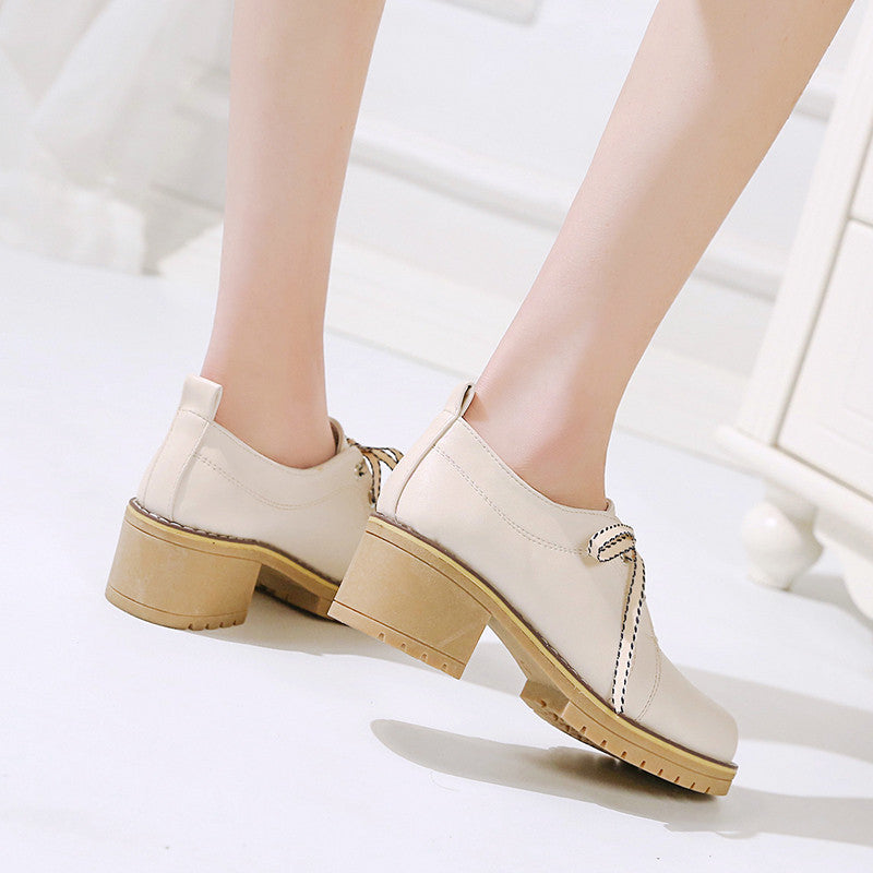 High-heeled Thick-heeled Summer Thin Retro Mary Jane Shoes